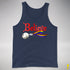Believe Progress Pride LGBTQ Jingle Bell Premium Tank Top - Navy